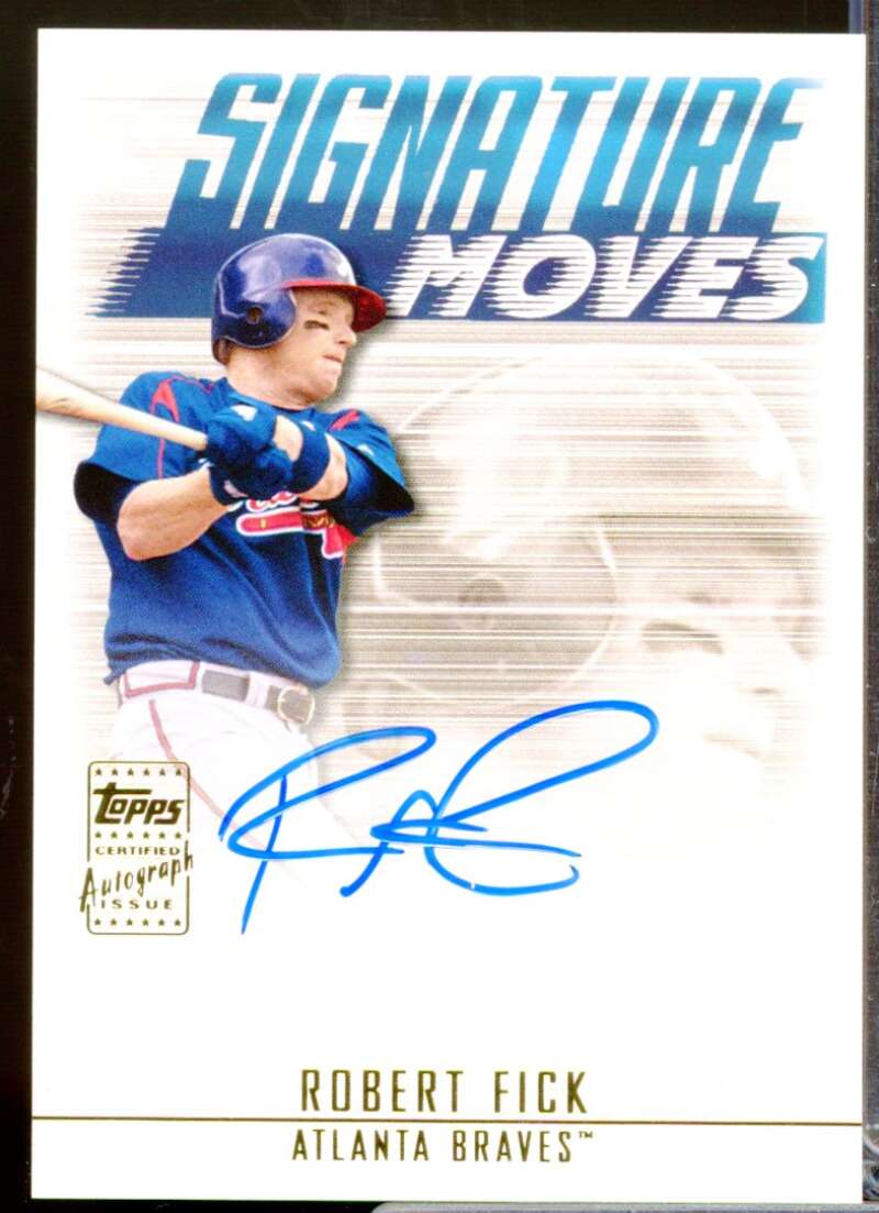 Robert Fick Card 2003 Topps Traded Signature Moves Autographs #IR  Image 1