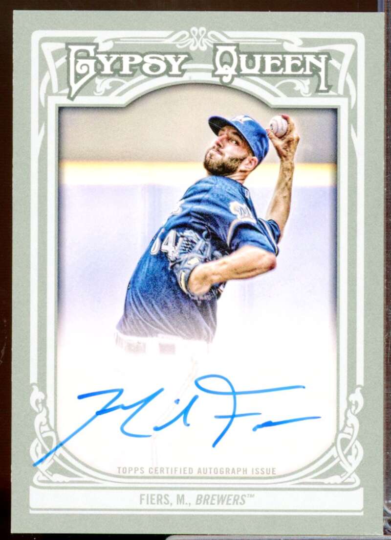 Michael Fiers Card 2013 Topps Gypsy Queen Autographs #MF  Image 1