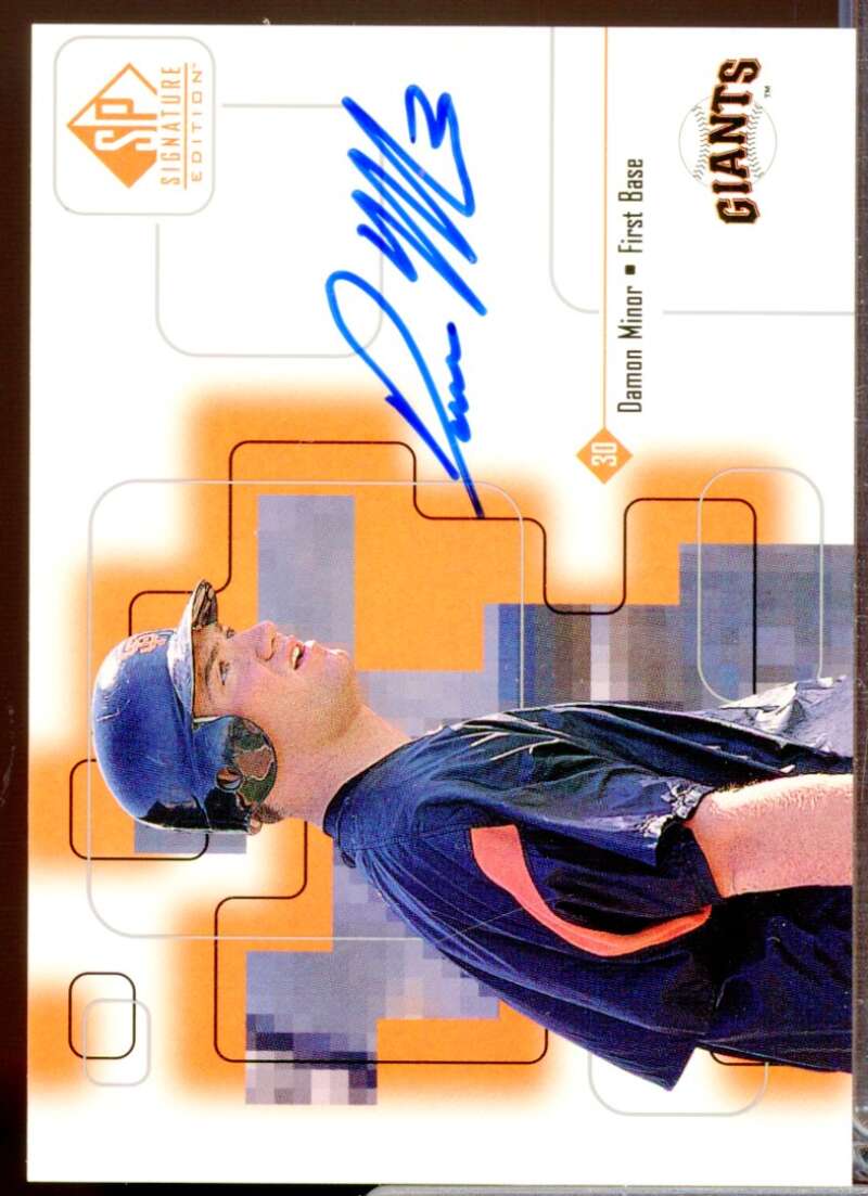 Damon Minor Card 1999 SP Signature Autographs #DAM  Image 1