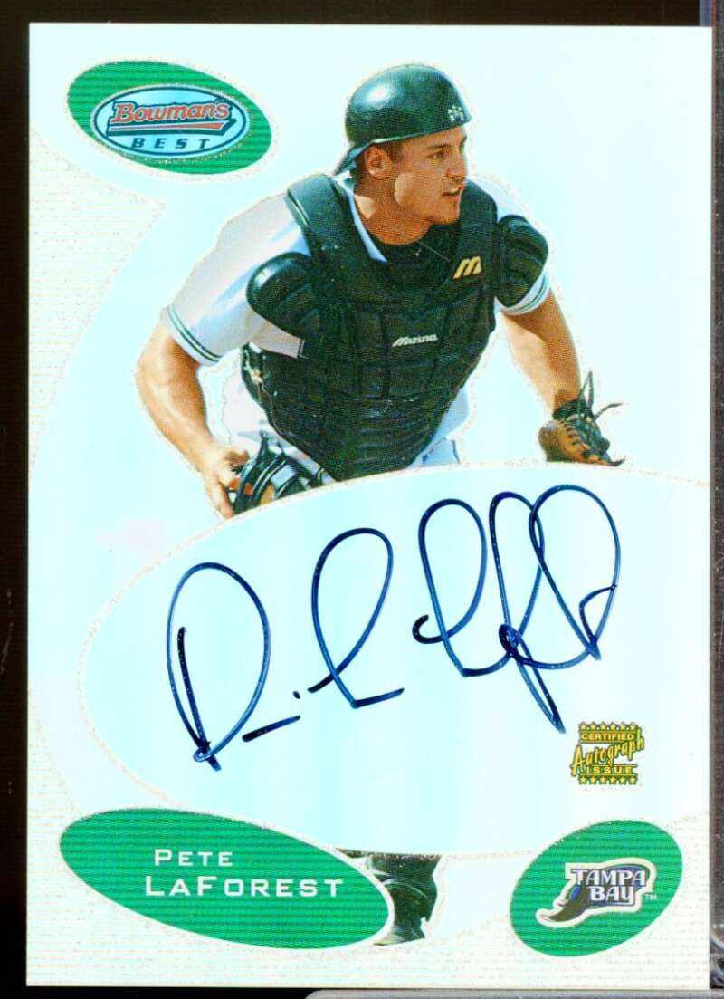 Pete LaForest RC Card 2003 Bowman's Best First Year Rookie Autograph #PL  Image 1