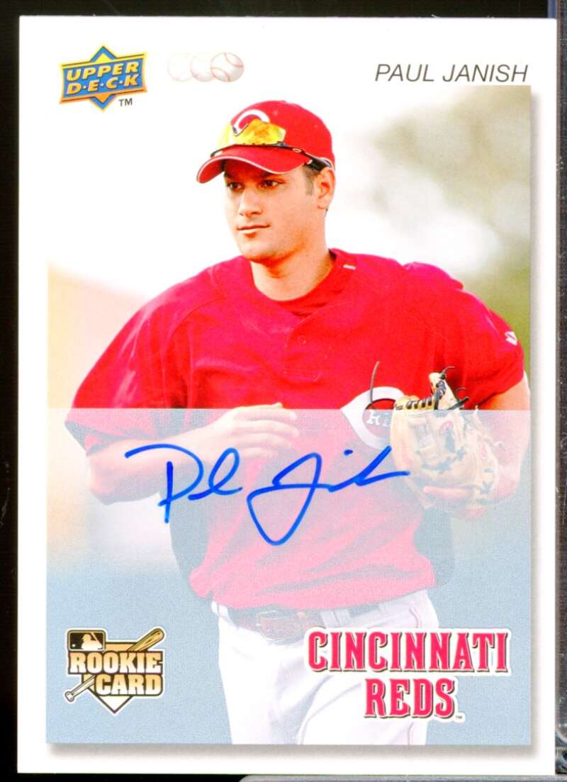 Paul Janish 2008 Upper Deck Timeline 1992 UD Minor League Rookie Autograph #125  Image 1