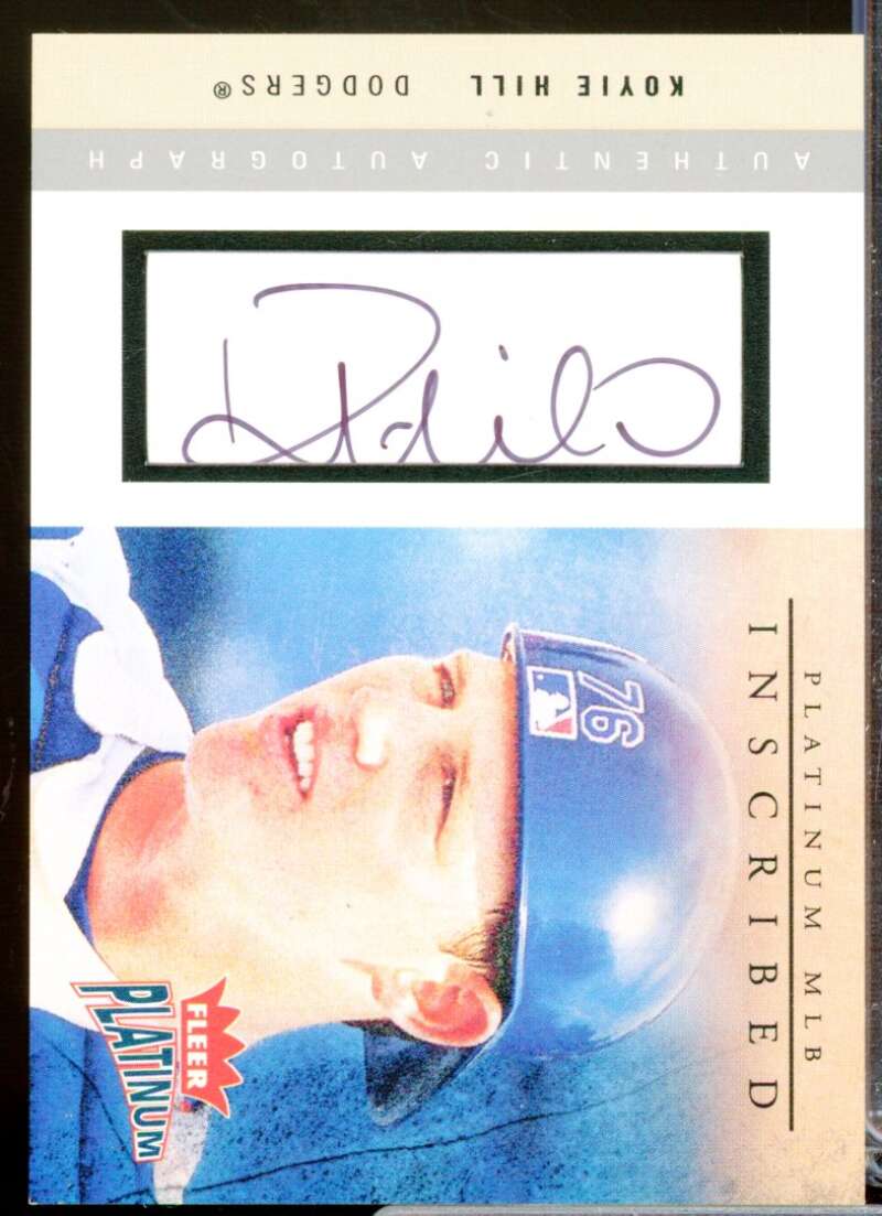 Koyie Hill /300 Card 2004 Fleer Platinum Inscribed Autograph #KH  Image 1