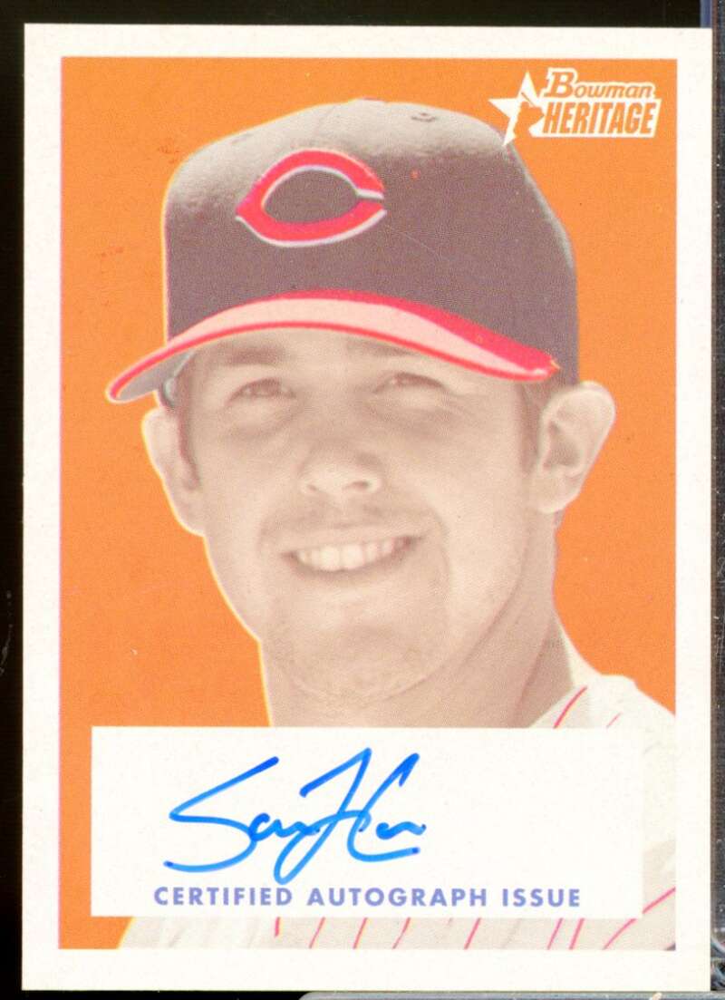 Sam LeCure Card 2006 Bowman Heritage Signs of Greatness Autograph #SL  Image 1