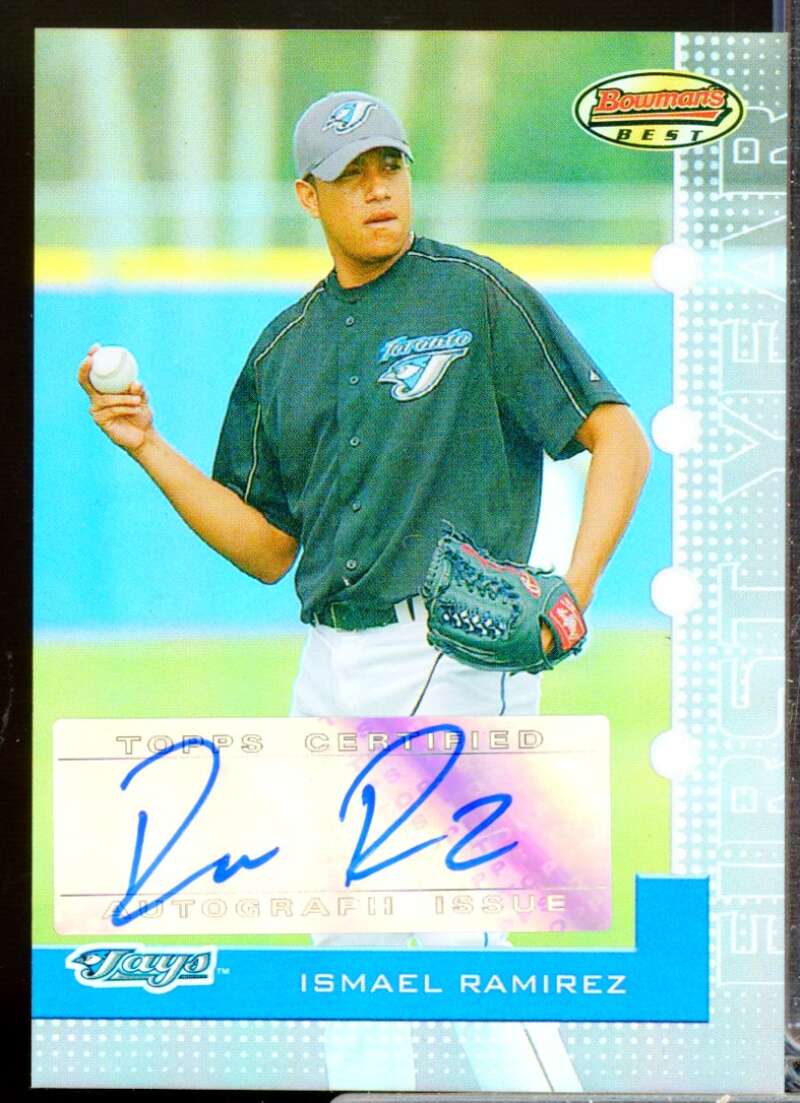 Ismael Ramirez RC Card 2005 Bowman's Best First Year Rookie Autograph #115  Image 1