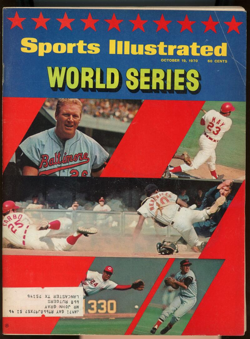 Sports Illustrated Magazine October 19 1970 Baltimore Orioles World Series Image 1