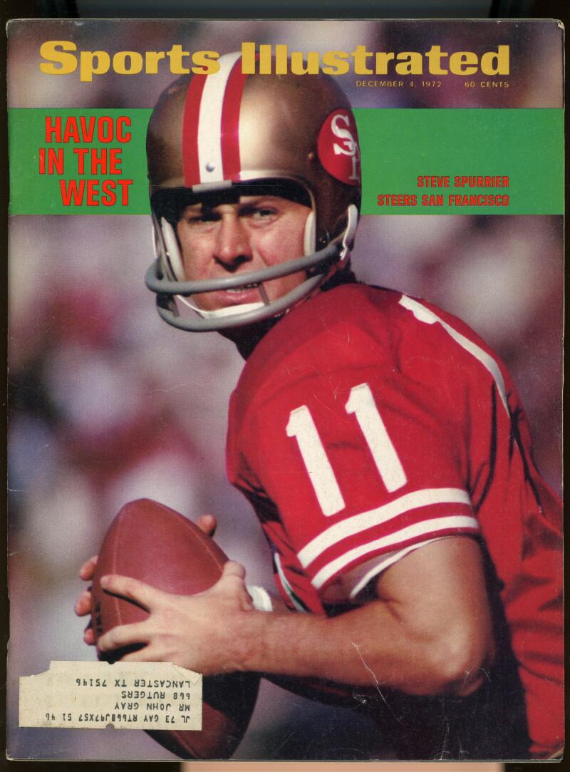 Sports Illustrated Magazine December 4 1972 Steve Spurrier San Francisco Image 1