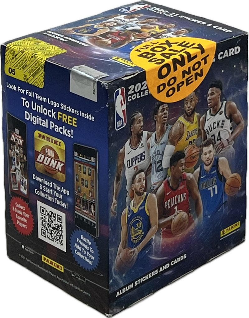 2020-21 Panini Sticker and Card Collection Basketball Box Image 1