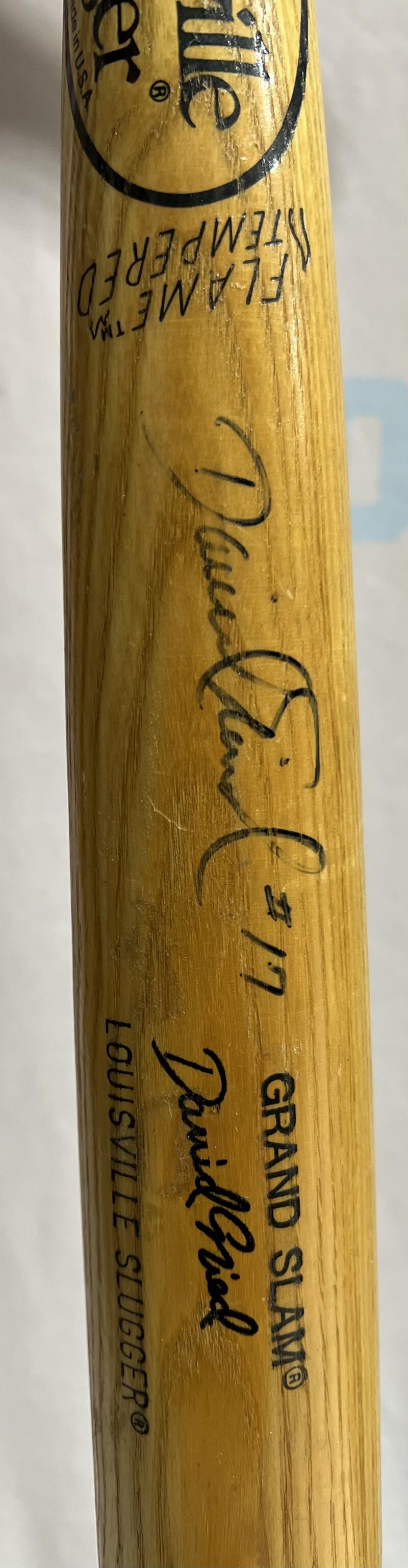 David Nied Autographed Signed Baseball Bat JSA Authentic Image 3