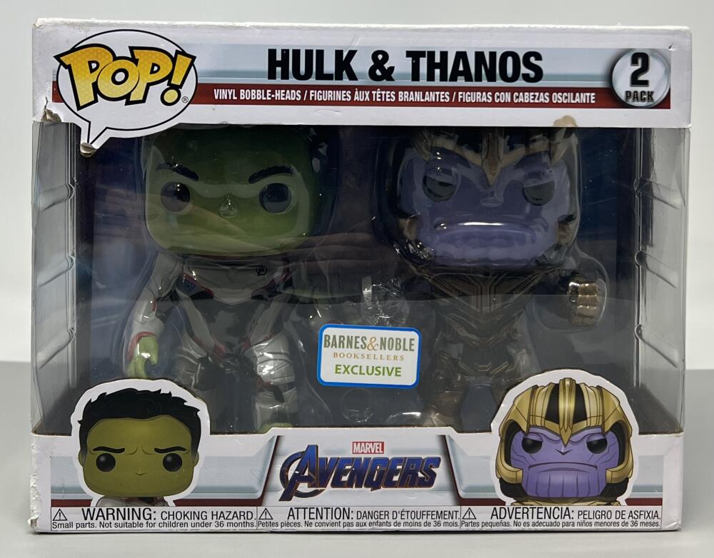  Marvel Avengers Hulk and Thanos Funko Pop 2 Pack Image 1