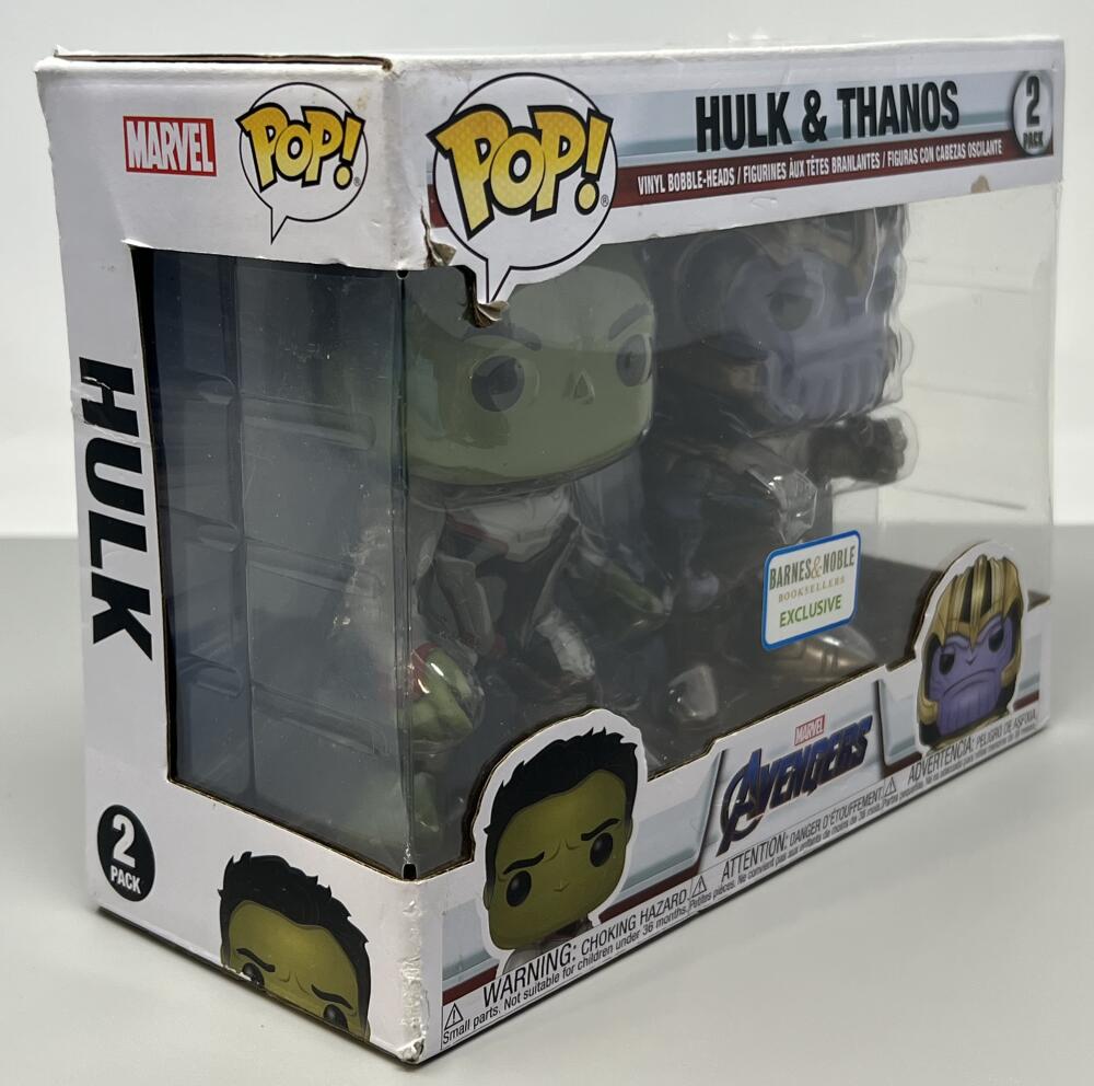  Marvel Avengers Hulk and Thanos Funko Pop 2 Pack Image 2