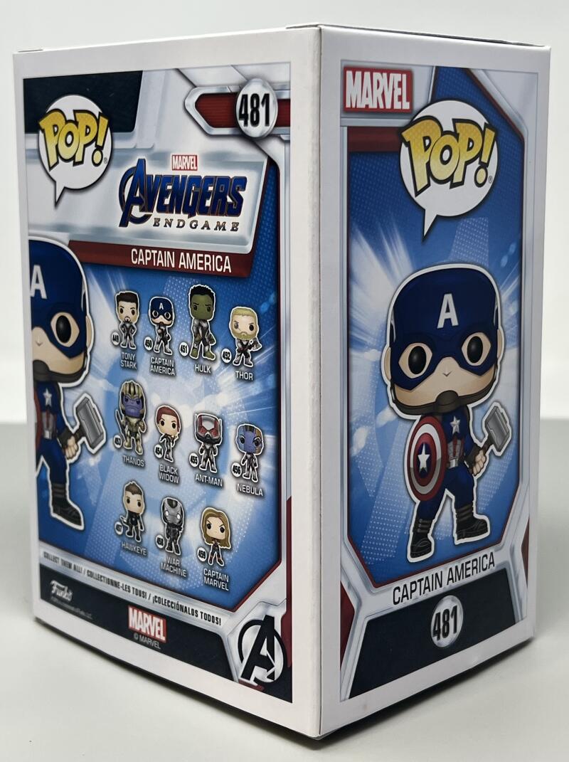 Marvel Avengers End Game Captain America Funko Pop #481 Image 3