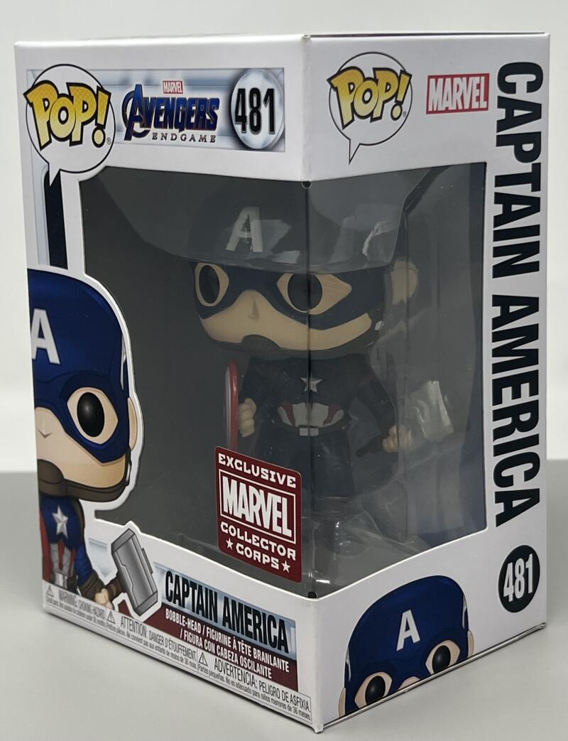 Marvel Avengers End Game Captain America Funko Pop #481 Image 1
