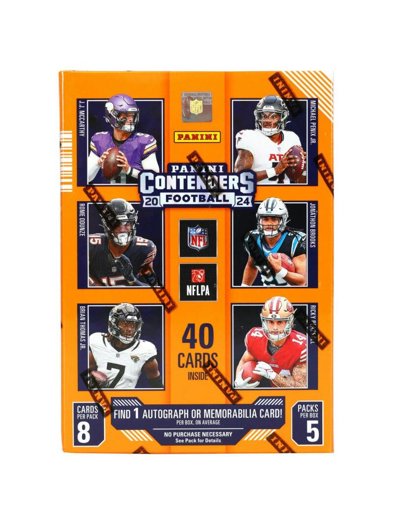 2024 Panini Contenders Football 5-Pack Blaster Box Image 1