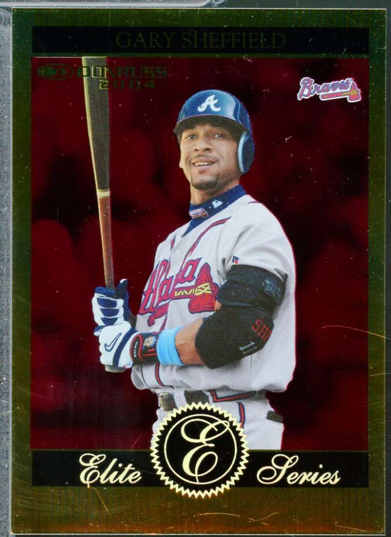 Gary Sheffield Card 2004 Donruss Elite Series /1500 #ES3  Image 1