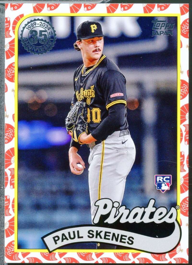 Paul Skenes Rookie Card 2024 Topps Japan '89 Topps Koi #89J37  Image 1