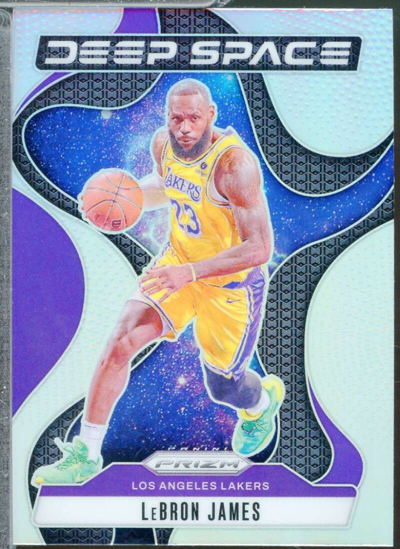 LeBron James Card 2024-25 Panini Prizm Deep Space Prizms Silver #5  Image 1