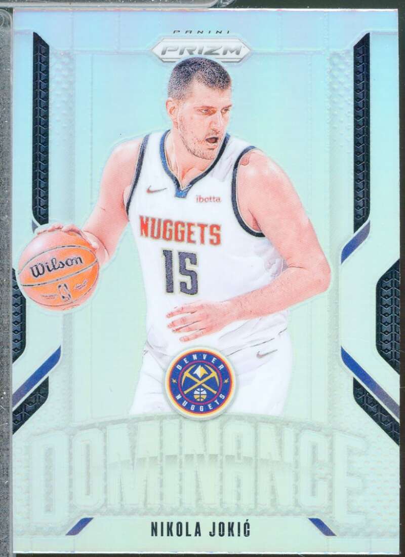 Nikola Jokic Card 2024-25 Panini Prizm Dominance Prizms Silver #2  Image 1