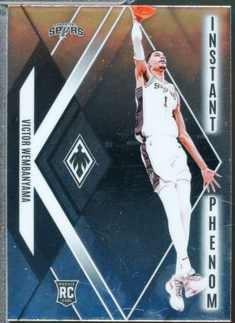 Victor Wembanyama Rookie Card 2023-24 Panini Phoenix Instant Phenom #13  Image 1