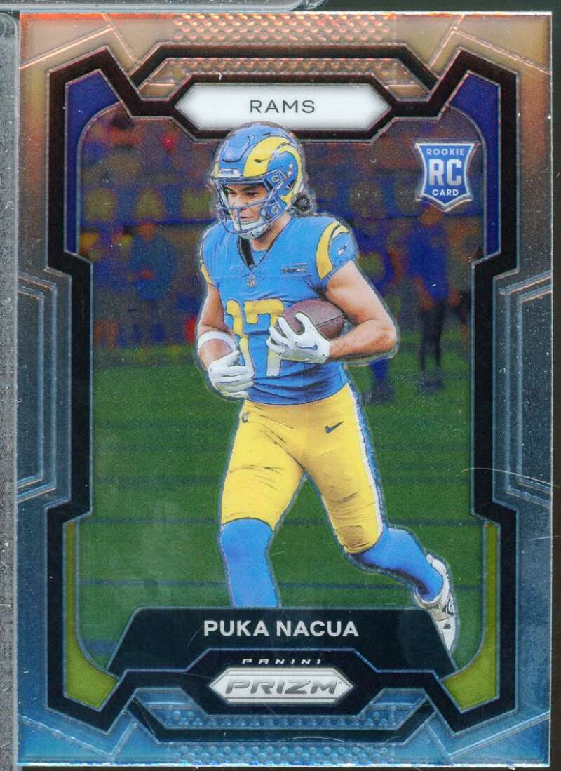Puka Nacua Rookie Card 2023 Panini Prizm #357  Image 1