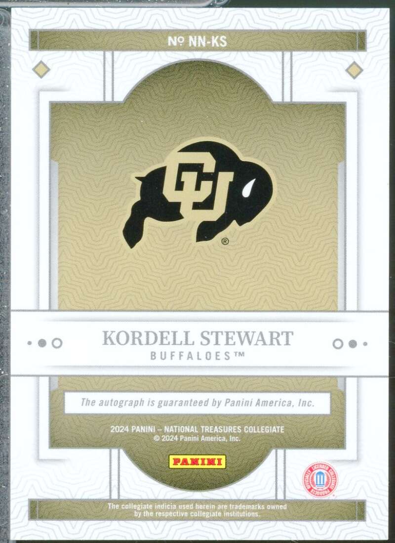 Kordell Stewart 2024 National Treasures Collegiate Notable Nicknames Gold 25 #17  Image 2