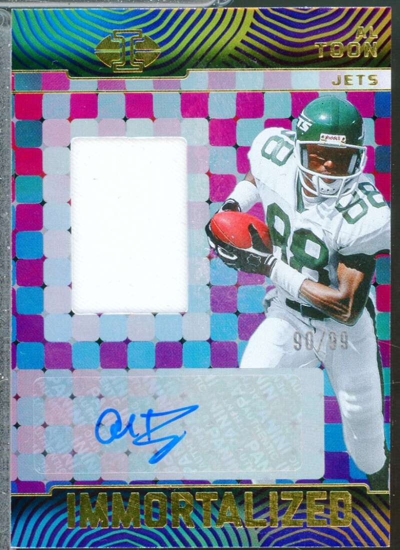 Al Toon Card 2024 Panini Illusions Immortalized Jersey Autograph /99 #19  Image 1