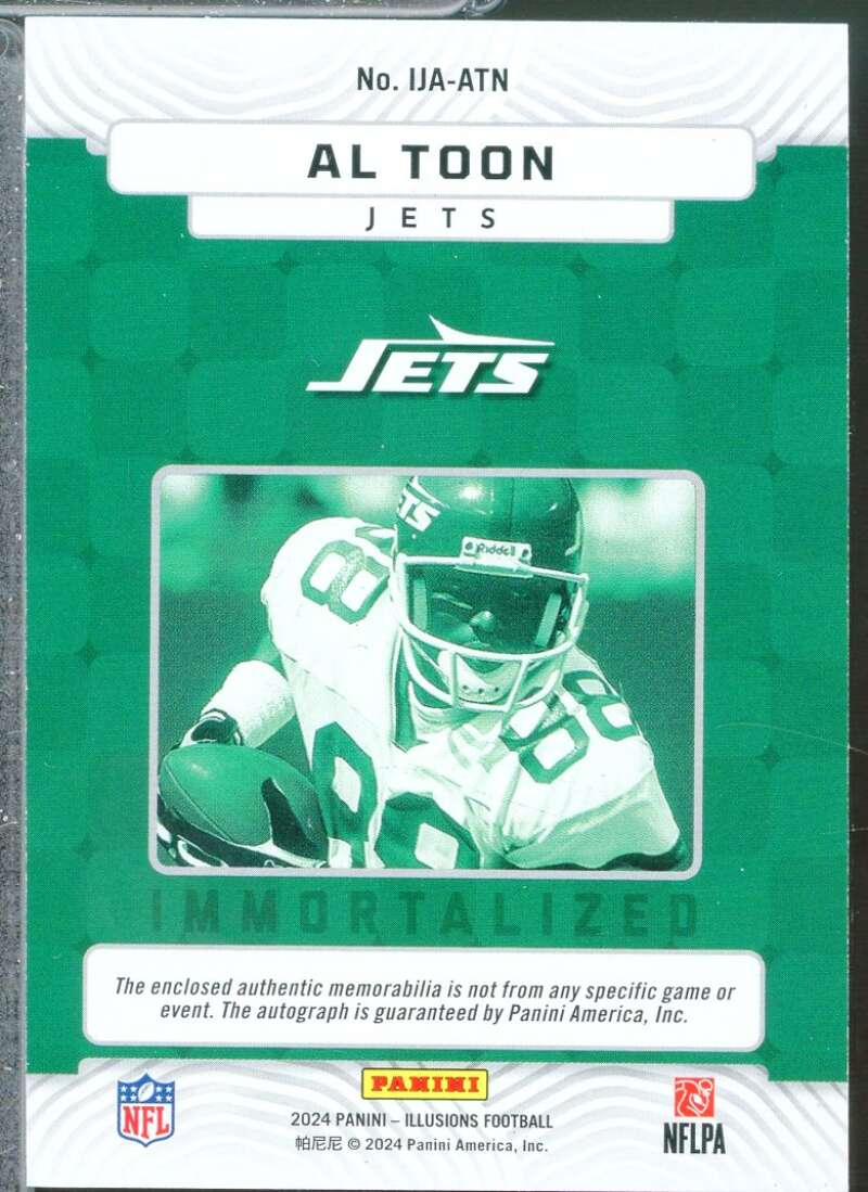 Al Toon Card 2024 Panini Illusions Immortalized Jersey Autograph /99 #19  Image 2