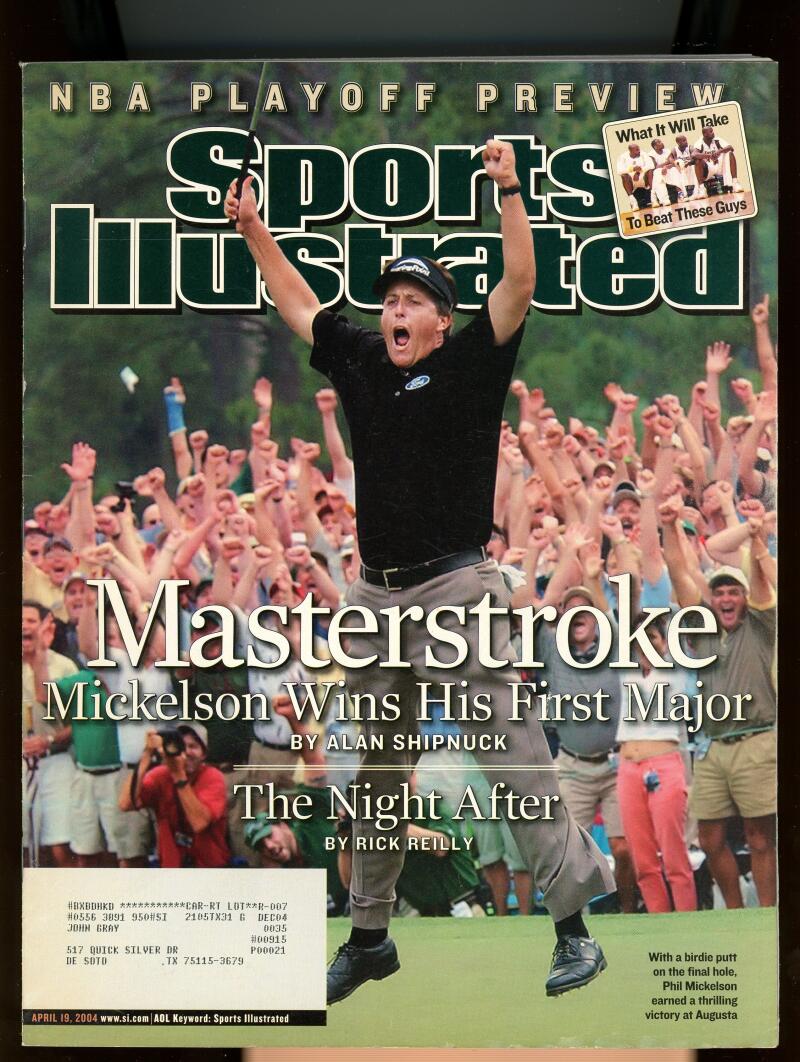 Sports Illustrated Magazine April 19 2004 Phil Mickelson Golf Image 1