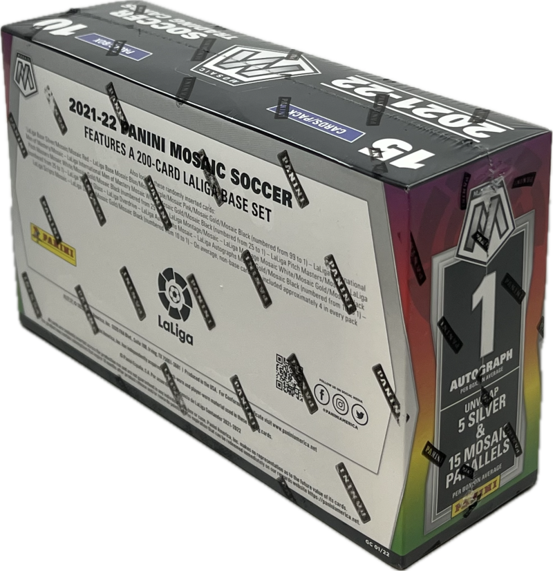 2021-22 Panini Mosaic La Liga Soccer Hobby Box Image 2
