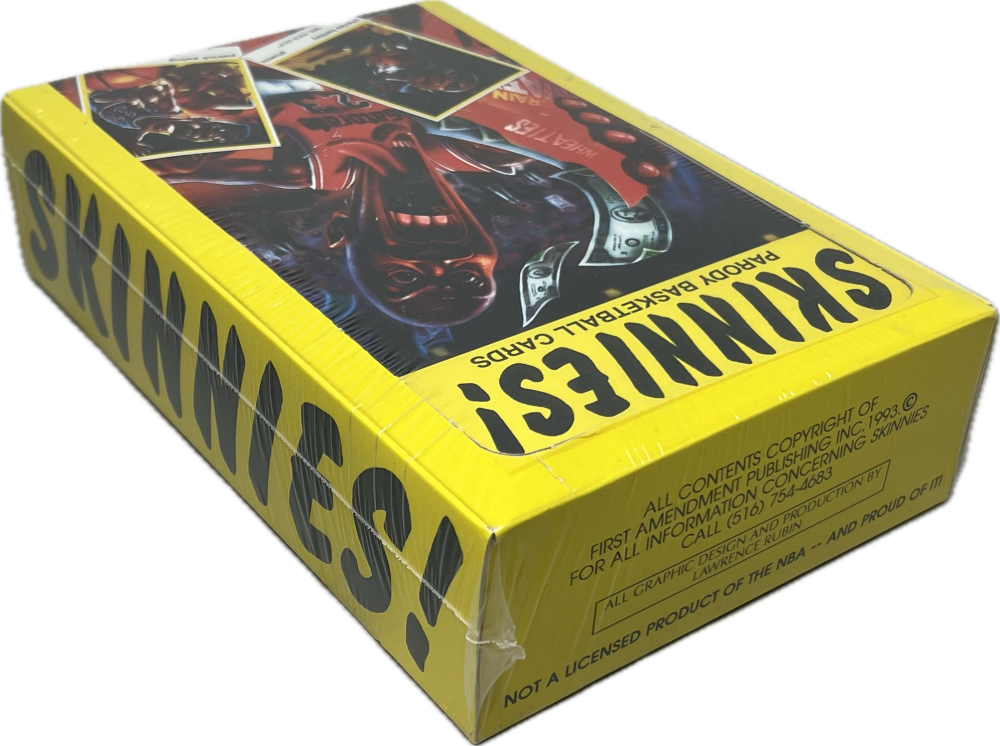 1993 Skinnies Parody with add Basketball Box Image 2