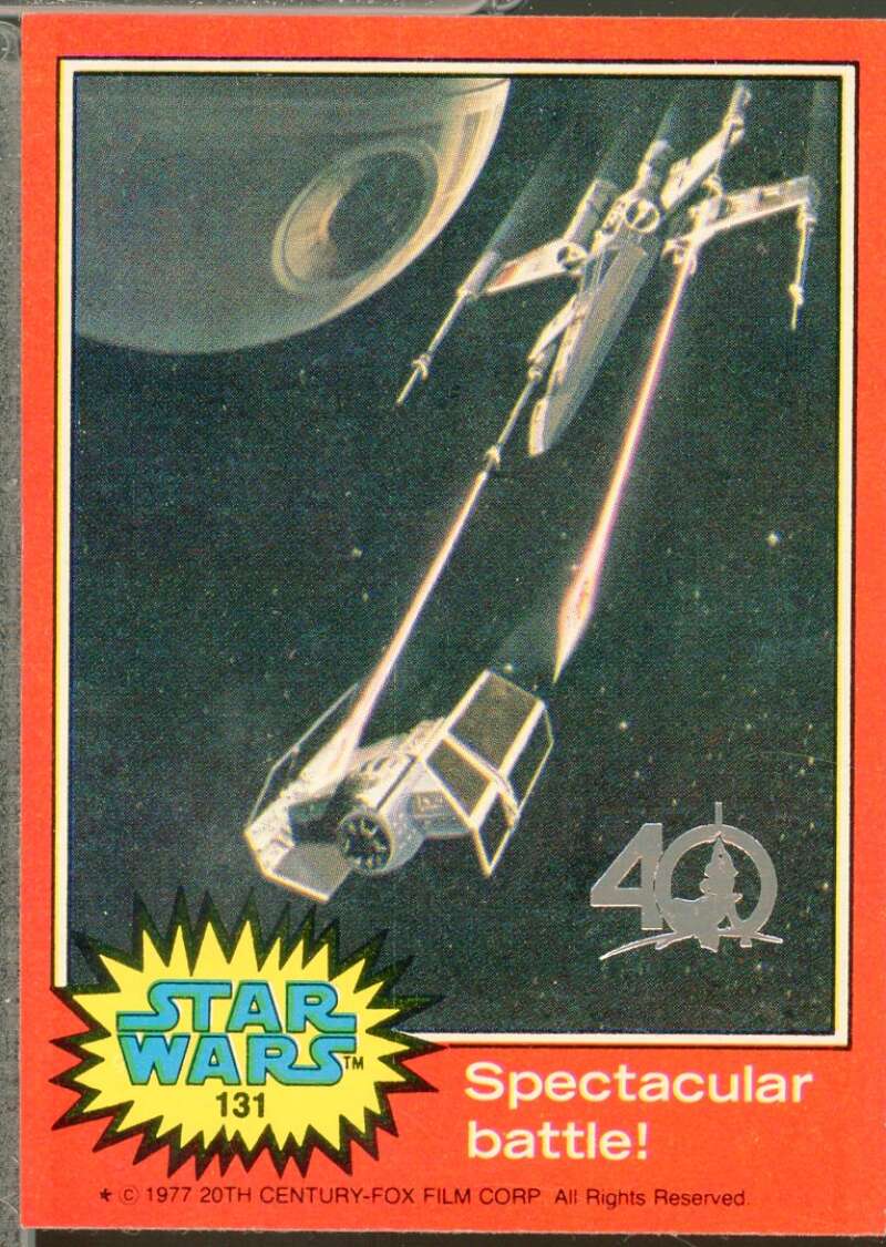 Spectacular battle Card 2017 Topps Star Wars 40th Anniversary '77 Buybacks #131  Image 1