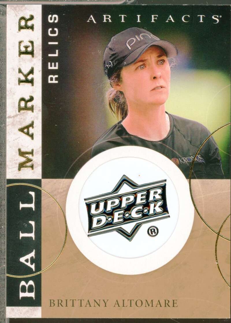 Brittany Altomare Card 2021 Upper Deck Artifacts Ball Markers #BMBA  Image 1