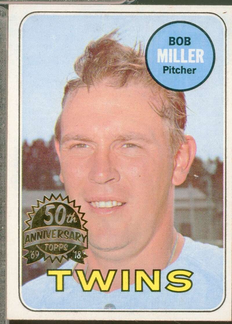 Bob Miller Card 2018 Topps Heritage 1969 Topps Buyback 50th Anniversary #403  Image 1