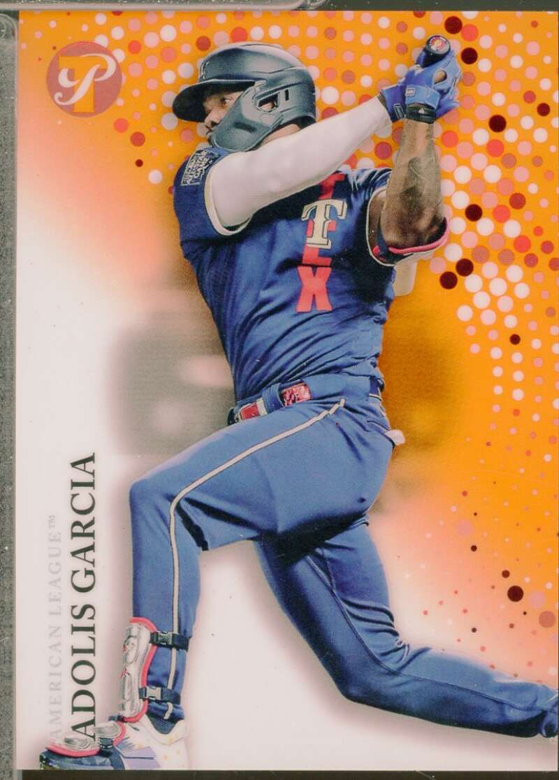 Adolis Garcia Card 2022 Topps Pristine Orange Refractors /25 #266  Image 1