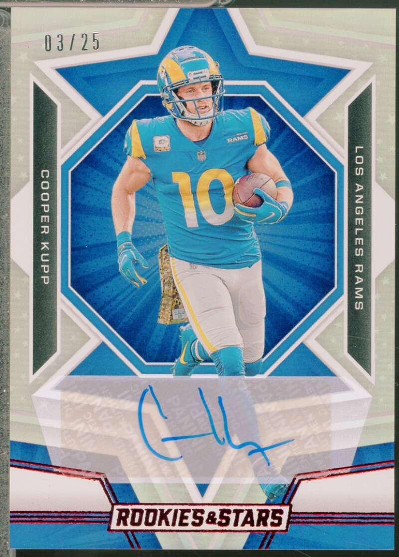 Cooper Kupp Card 2023 Rookies and Stars Signatures Autograph Longevity /25 #62  Image 1