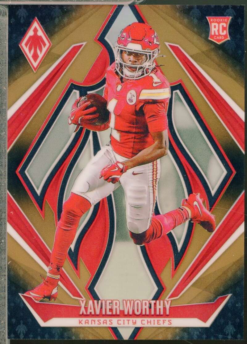 Xavier Worthy Rookie Card 2024 Panini Phoenix Bronze Fade /125 #250  Image 1