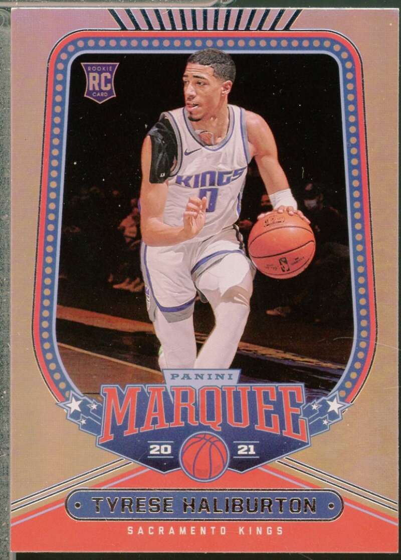 Tyrese Haliburton Rookie Card 2020-21 Panini Chronicles Marquee #241  Image 1