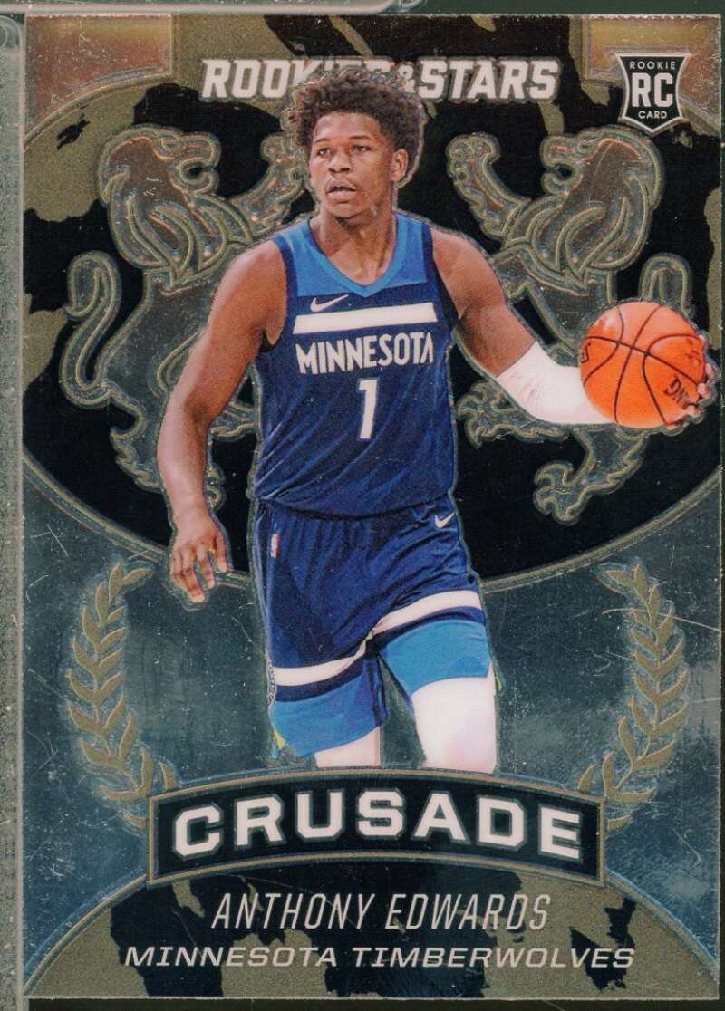 Anthony Edwards Rookie Card 2020-21 Panini Chronicles Crusade #528  Image 1