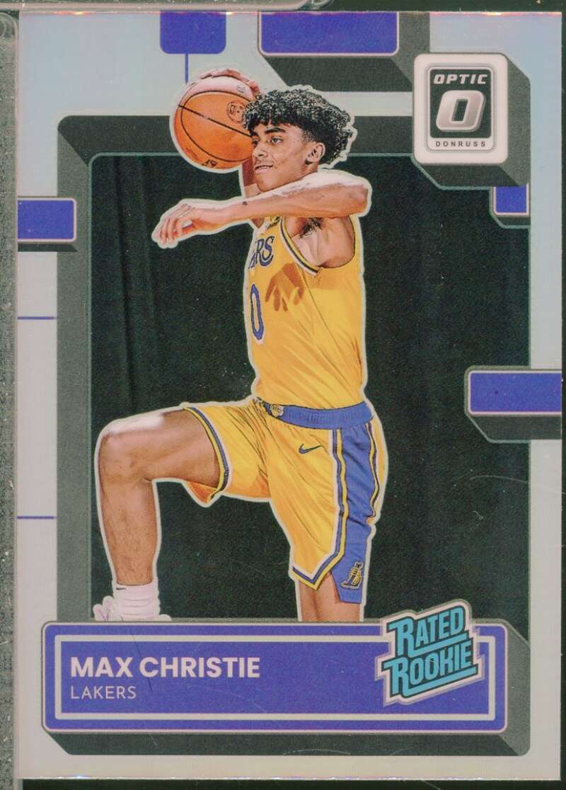 Max Christie Rookie Card 2022-23 Donruss Optic Rated Rookie Holo #233  Image 1