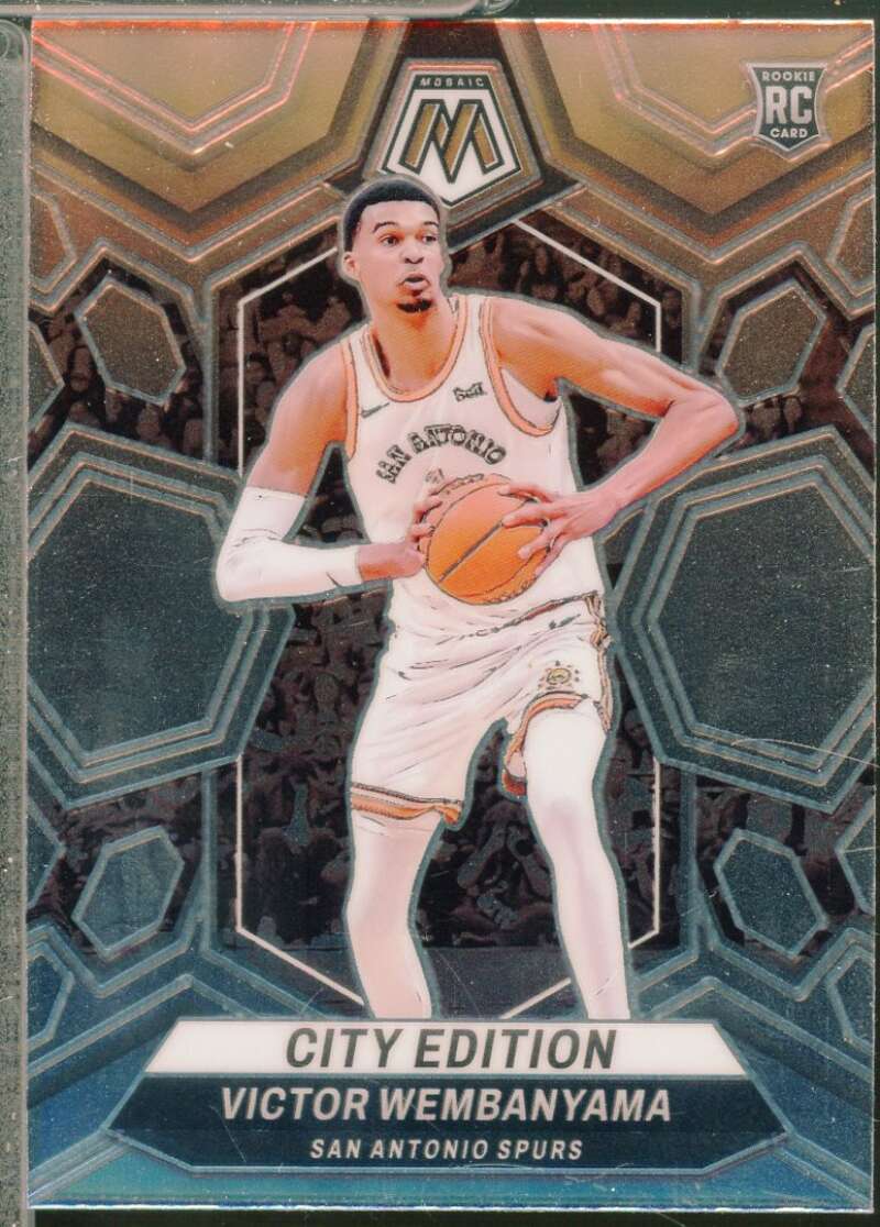 Victor Wembanyama Rookie Card 2023-24 Panini Mosaic City Edition #282  Image 1