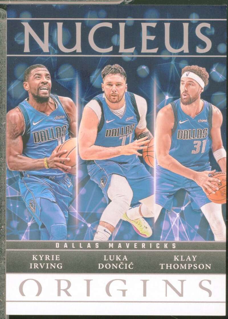 Kyrie Irving Luka Doncic Klay Thompson Card 2024-25 Panini Origins Nucleus #13  Image 1