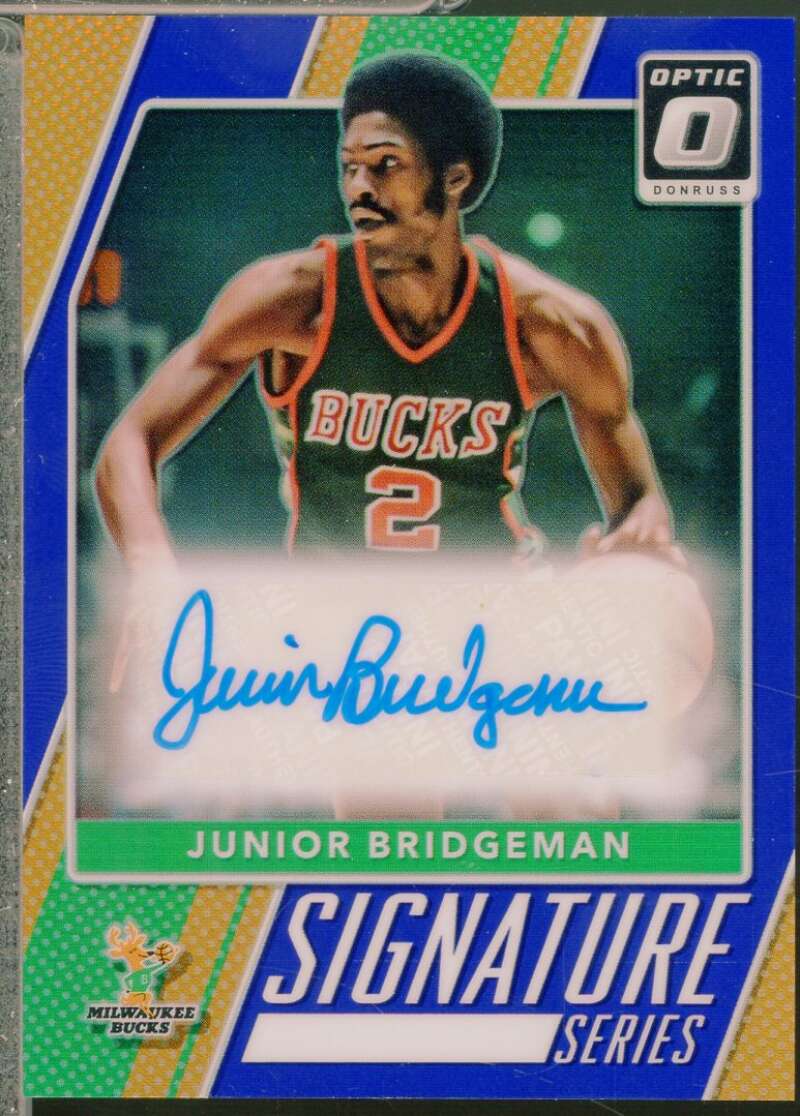Junior Bridgeman 2017-18 Donruss Optic Signature Series Autograph Purple #81  Image 1