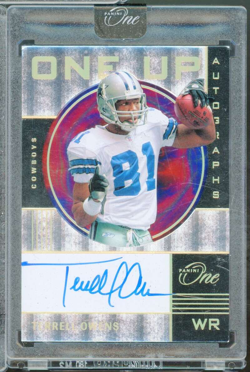 Terrell Owens Card 2021 Panini One One Up Autographs /10 #300  Image 1