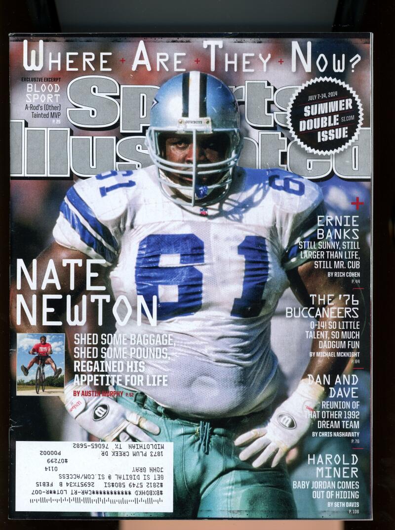 Sports Illustrated Nate Newton Dallas Cowboys July 7-14 2014 Image 1