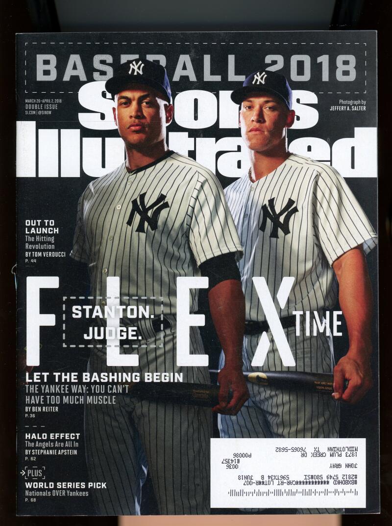 Sports Illustrated Magazine March 26-April 2 2018 Aaron Judge NY Yankees Image 1