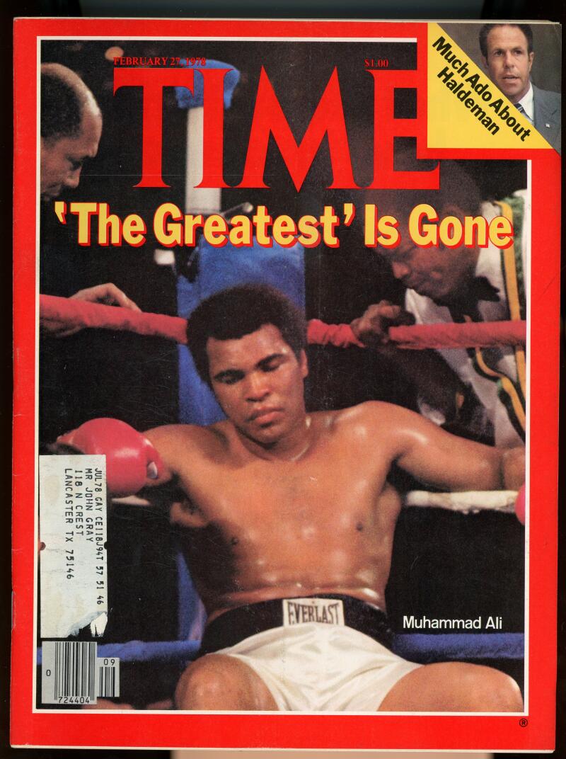 Time Magazine February 27 1978 Muhammad Ali Image 1