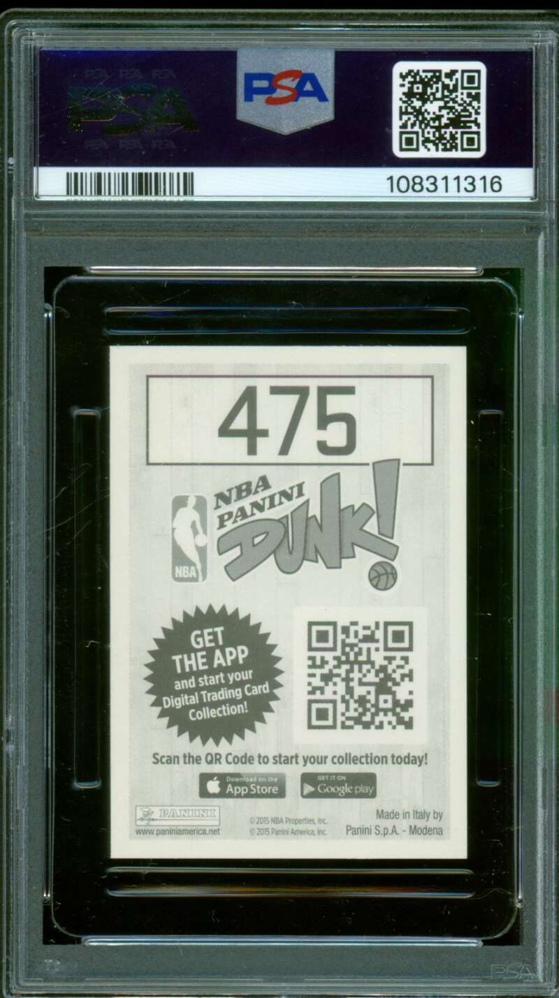 Kobe Bryant Card 2015-16 Panini Stickers #475 PSA 6 Image 2