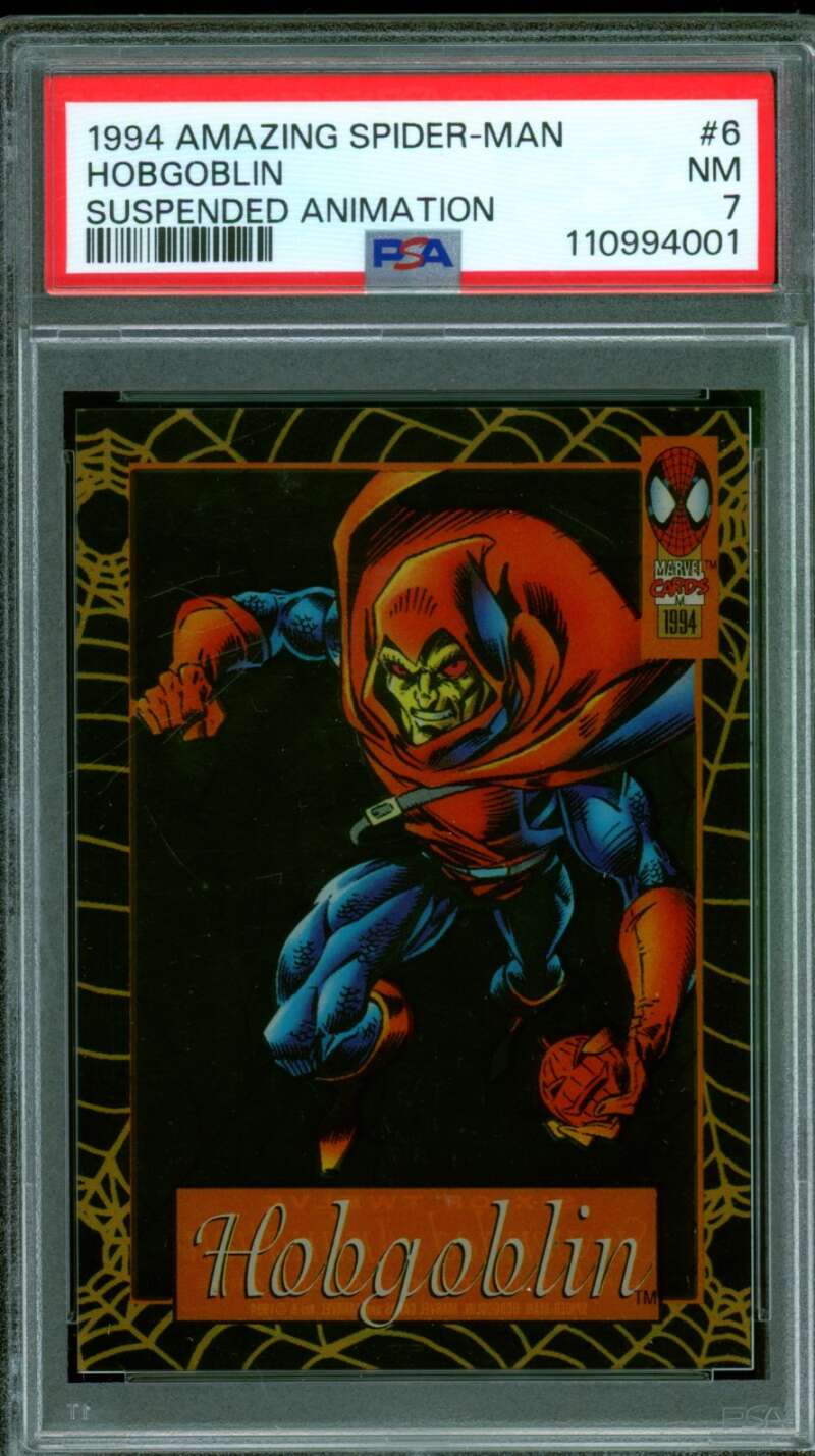 Hobgoblin Card 1994 Amazing Spider-Man Suspended Animation #6 PSA 7 Image 1