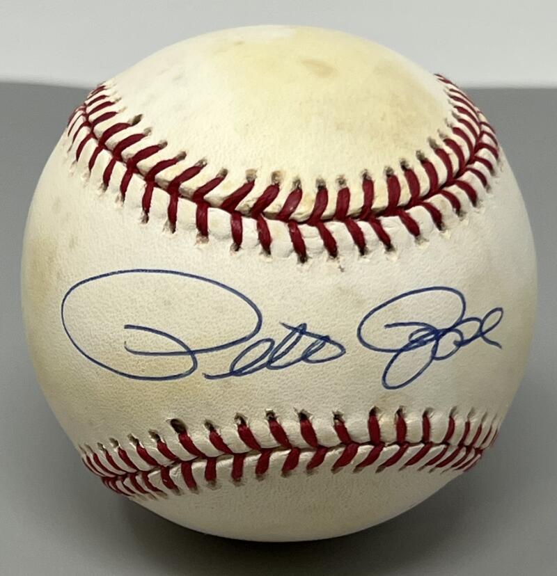 Pete Rose Autograph Signed  Official Major League Ball JSA Authentic  Image 1