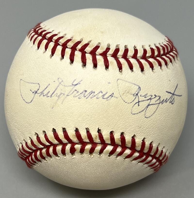 Phil Rizzuto Autograph Signed Official Major League Ball JSA Authentic Image 1