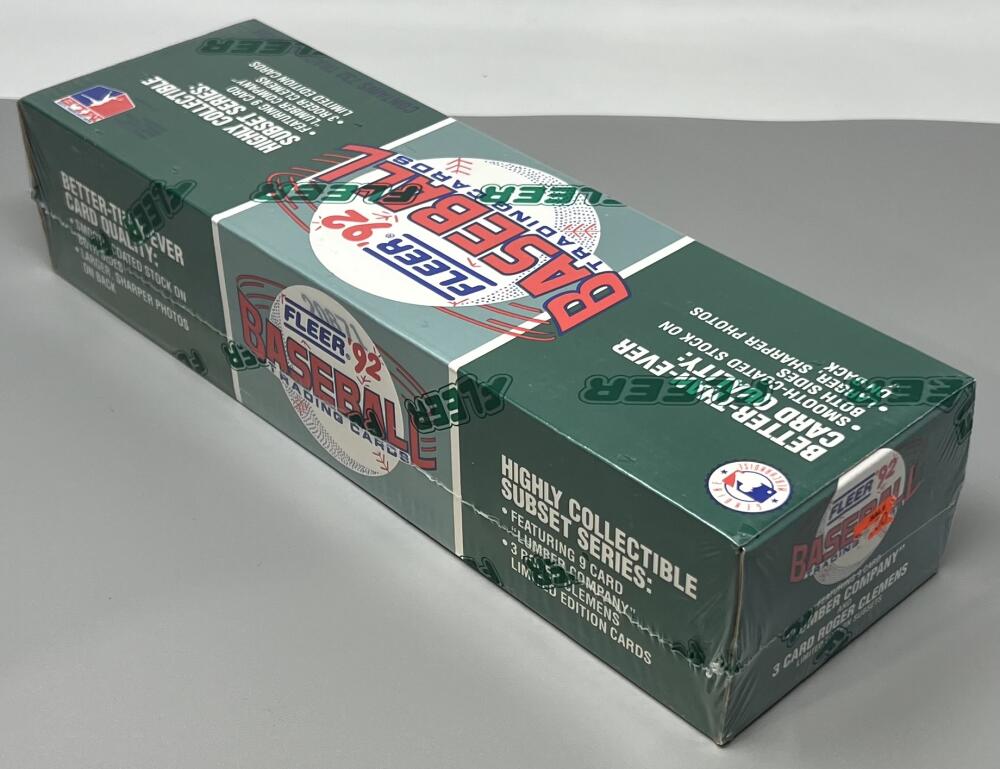 1992 Fleer Baseball Factory Set Image 2
